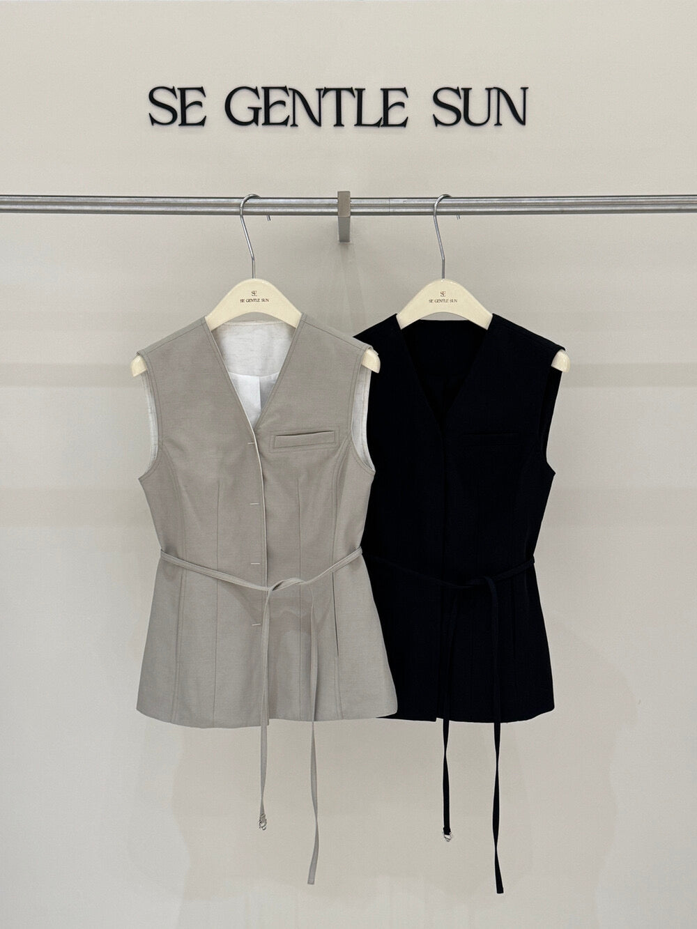 Gina Linen Tailored Vest