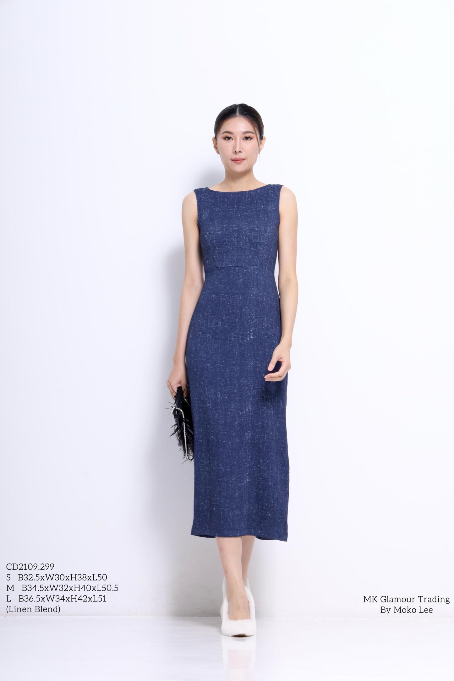 Helen Linen Maxi Dress