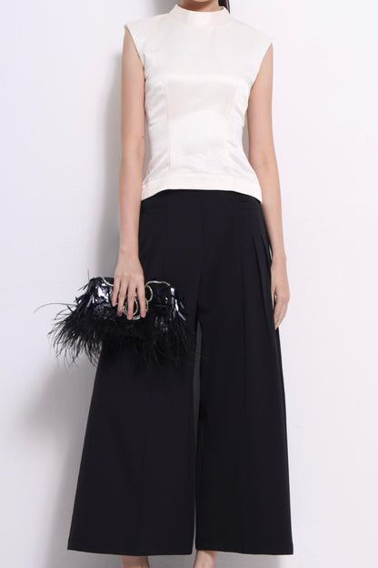 Robin Mock Neck Fitted Top