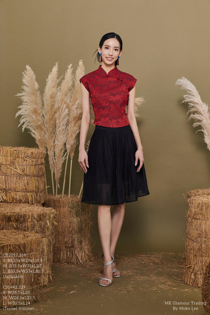 Yun Orient Jacquard Cheongsam Top