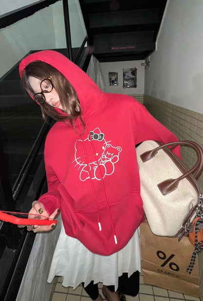 Hello Kitty Oversized Hoodie