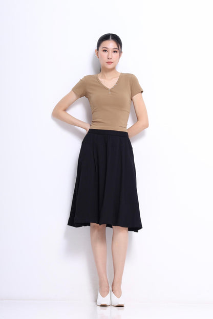 Lindy A-line Midi Skirt
