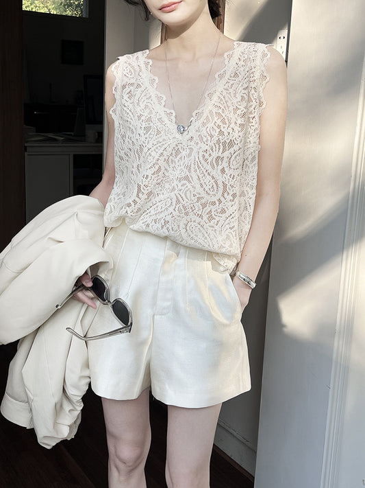 Yuko Satin Tailored Shorts