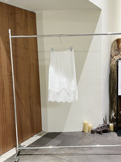 Laurine Lace Overlay Midaxi Skirt