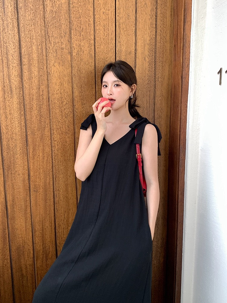 Emy Linen A-line Dress