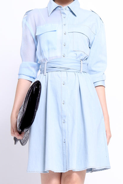 Jeon Denim Shirt Dress