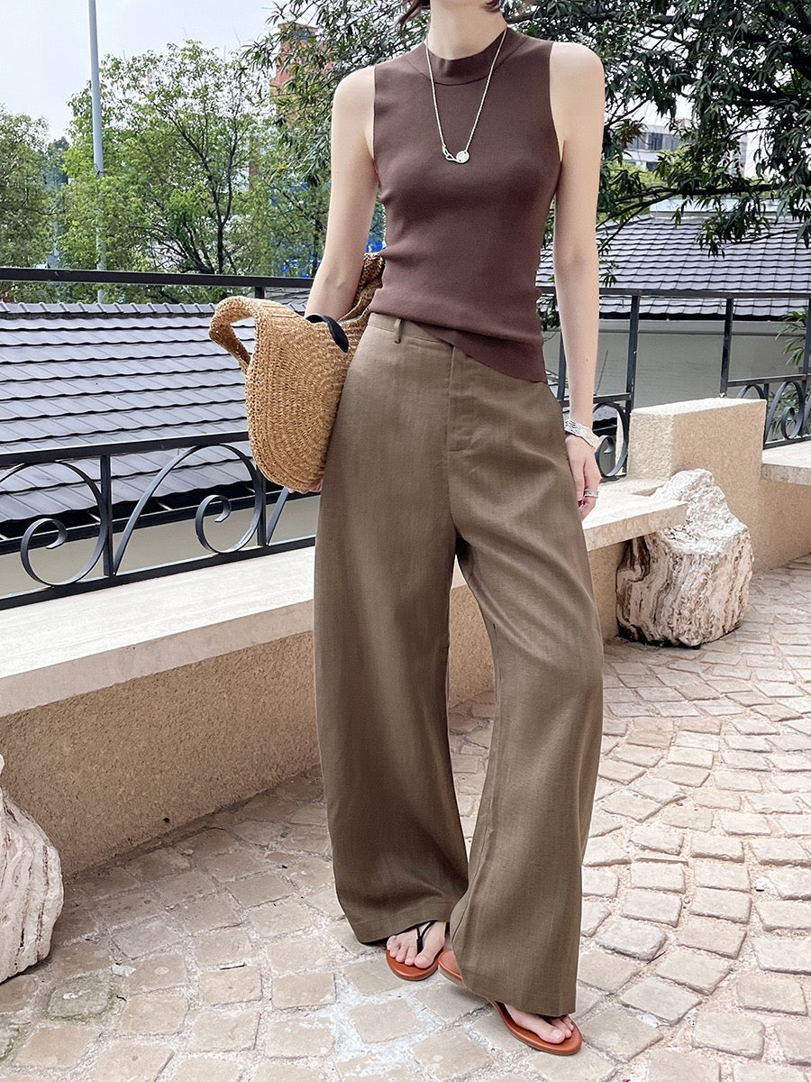Gracetina Open Back Knit Top