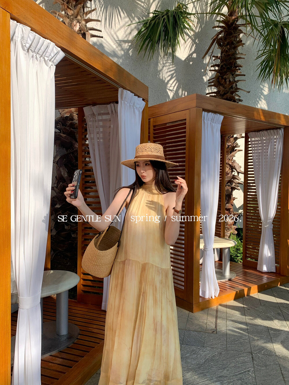 Kylie Summer Halter Dress