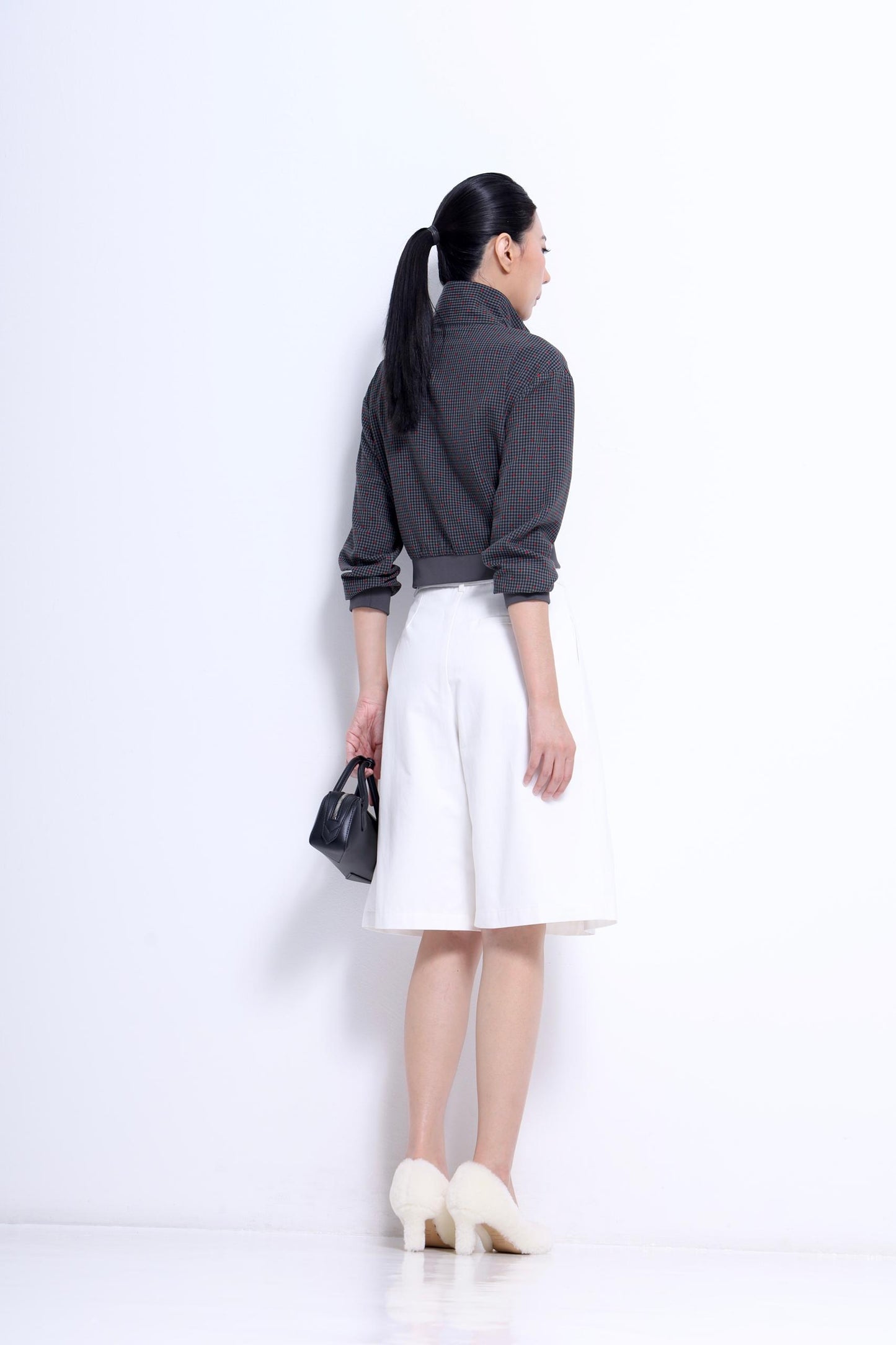 Hera Bermuda Pleated Shorts