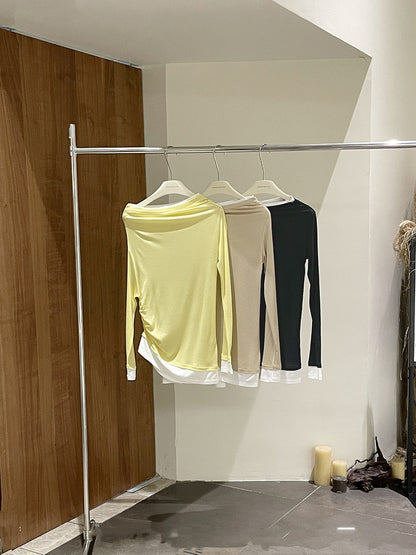 Colette Bicolor Knit Top