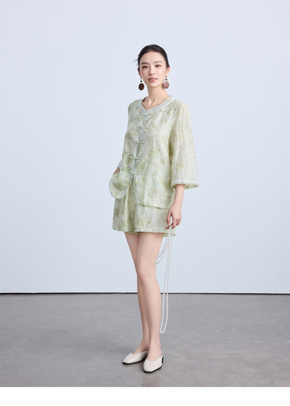 Si Yi Orient Silk Print Set