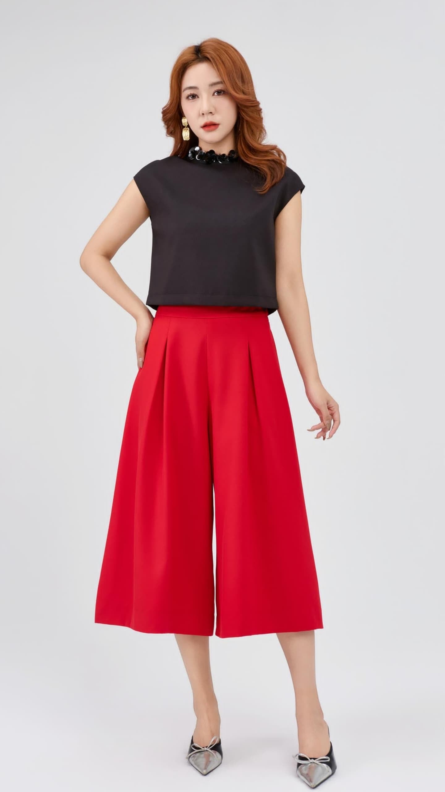 Ziri Flower Sequins Top