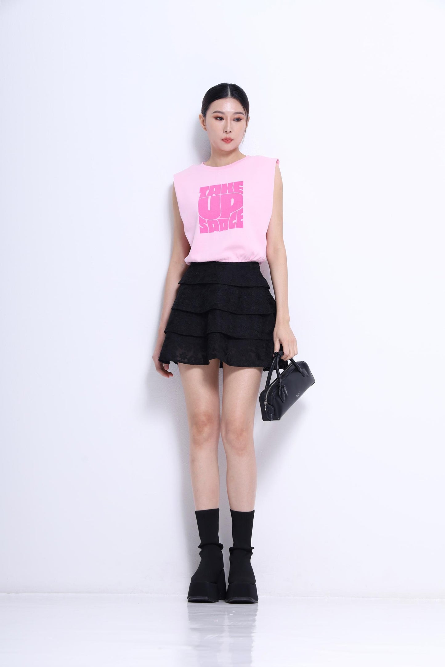 Take Up Space Cropped Tee