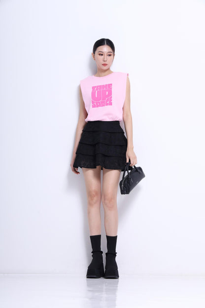 Take Up Space Cropped Tee