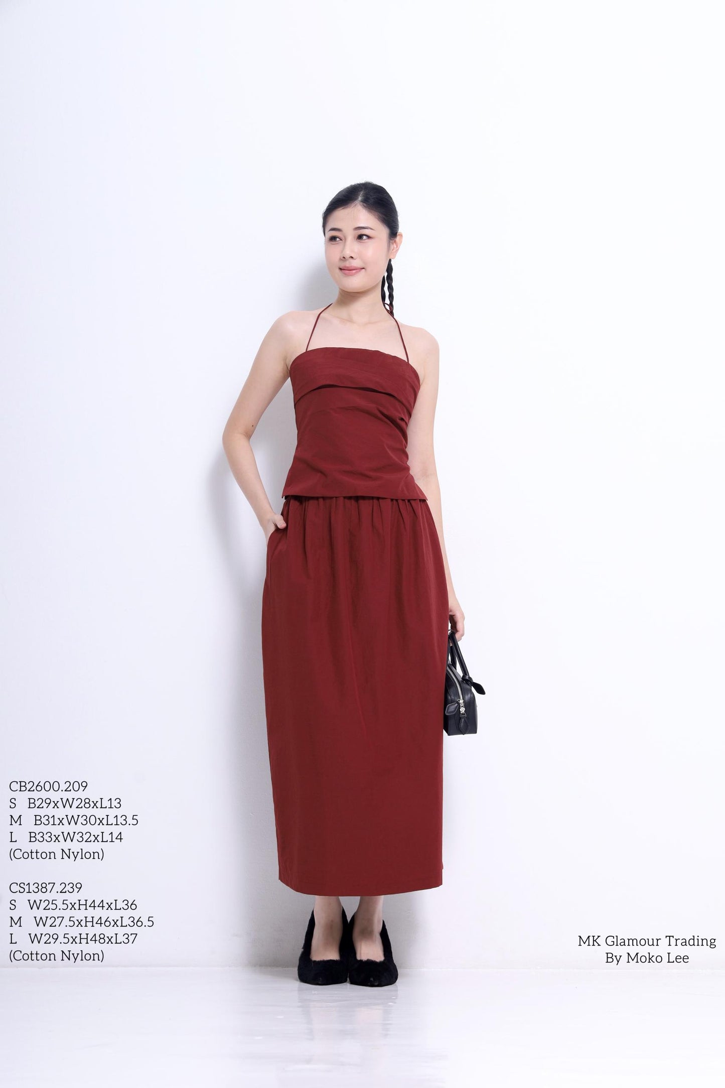 Fanny Column Maxi Skirt