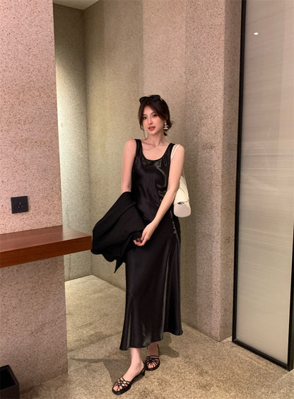 Zena Satin Loose Dress