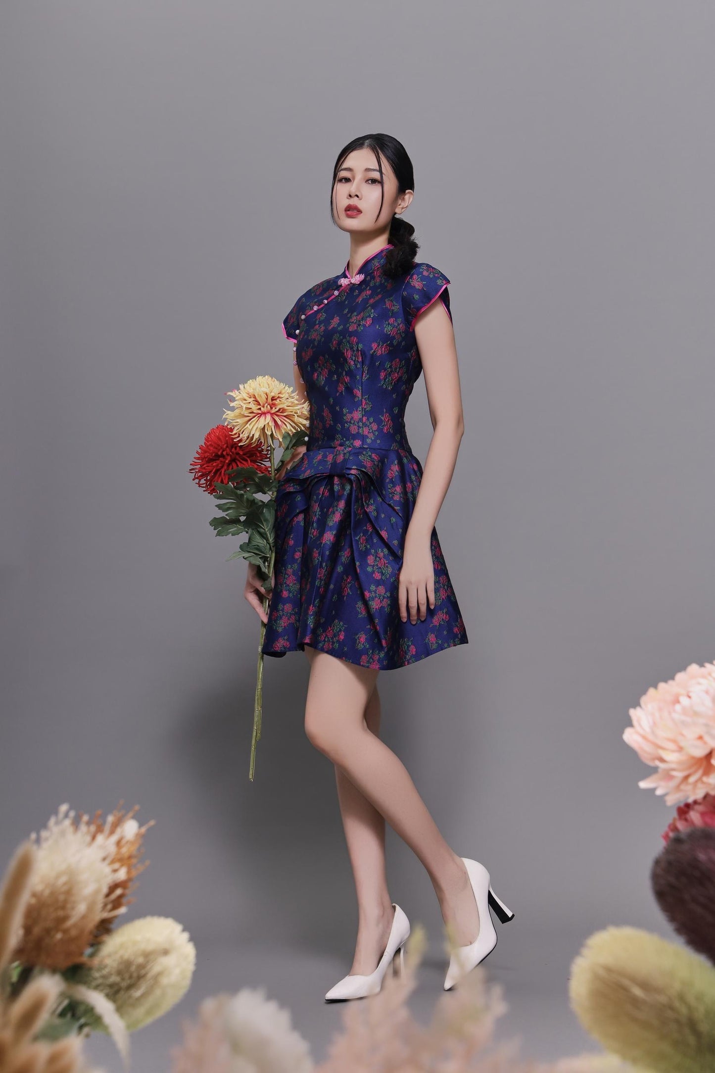 Yi A-line Qipao Dress