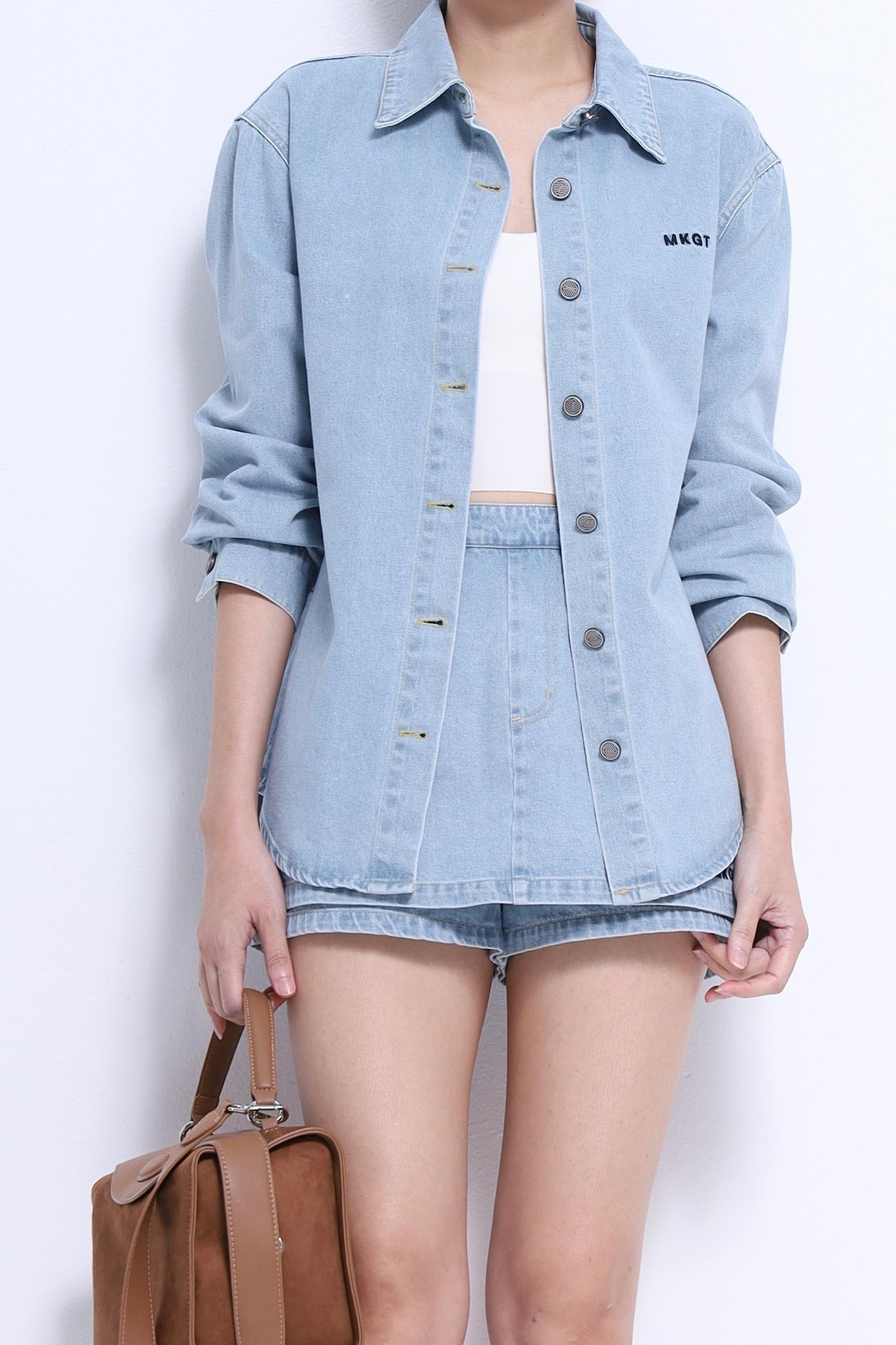 Mindy Oversized Denim Shirt