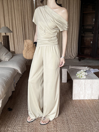 Carrie Asymmetrical Comfy Lux Setwear