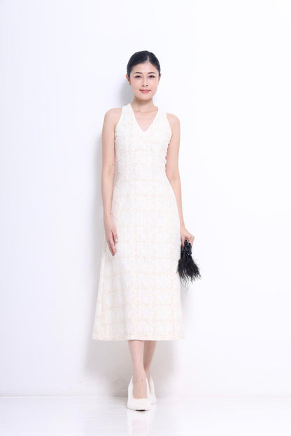 Rosalie V-neck Lace Dress