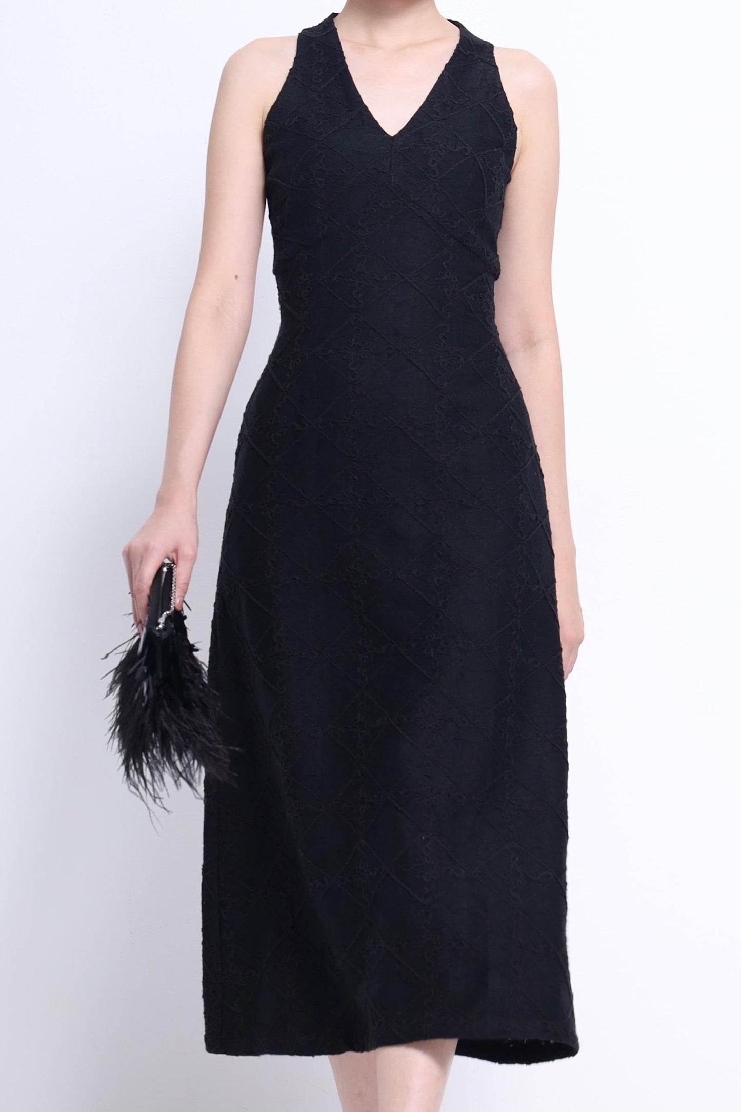 Rosalie V-neck Lace Dress