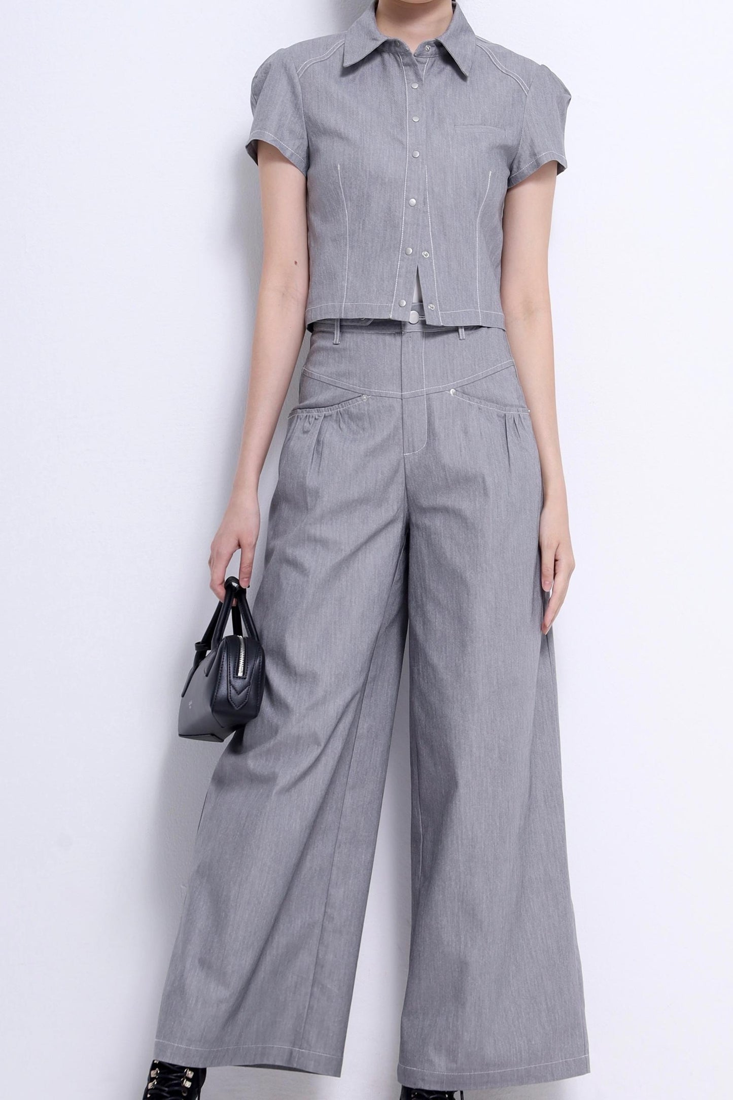 Celeste Linen Button Down Top