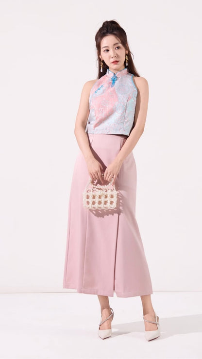 Lin Oriental Cut In Top