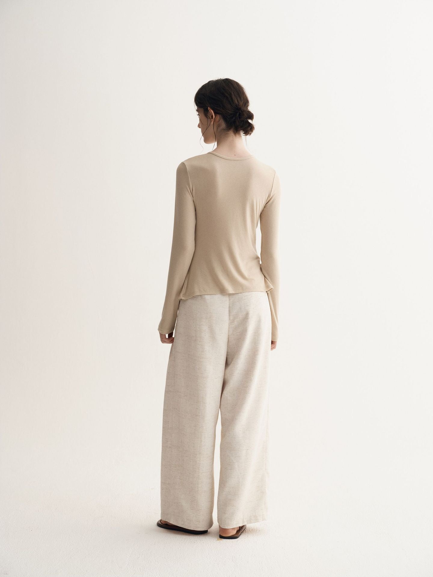 Sue Oriental Beads Knit Top