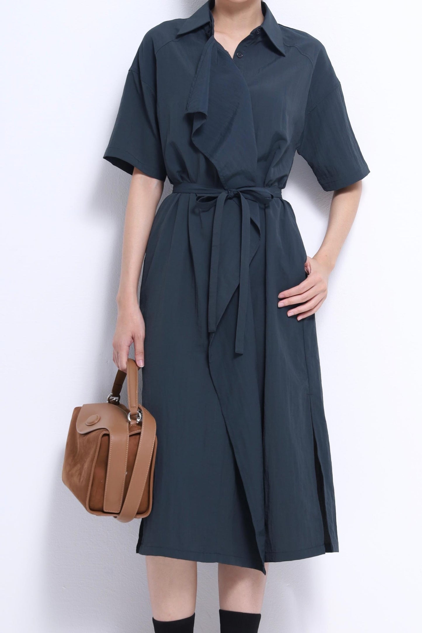 Jaime Oversized Trench Shirt Dress