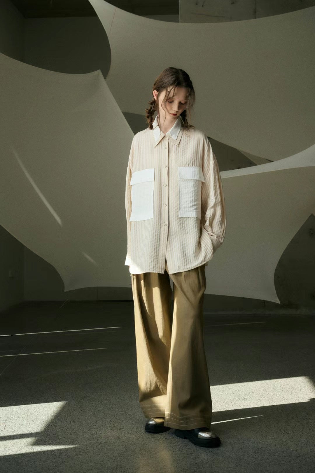 Aubrey Oversized Pocket Shirt