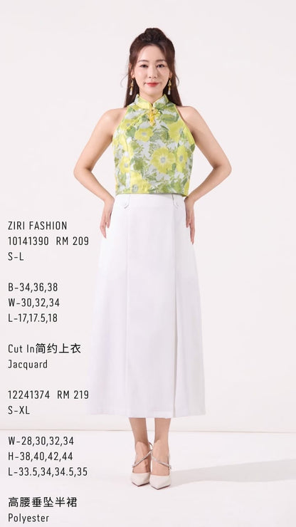 Lin Oriental Cut In Top