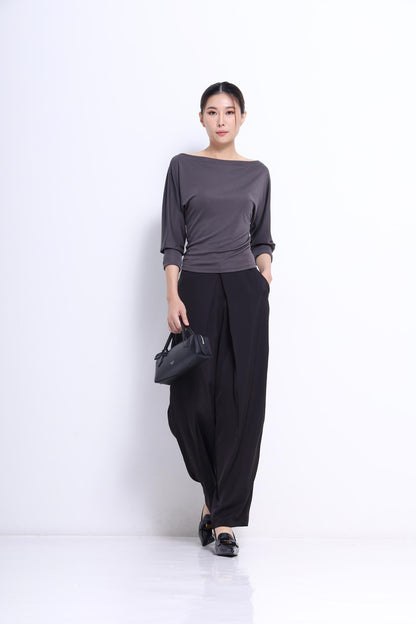 Ellie Square Neck Modal Tee