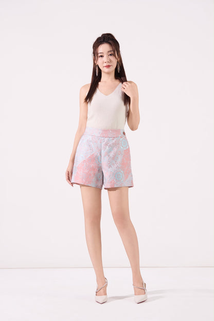 Lin Oriental Jacquard Shorts