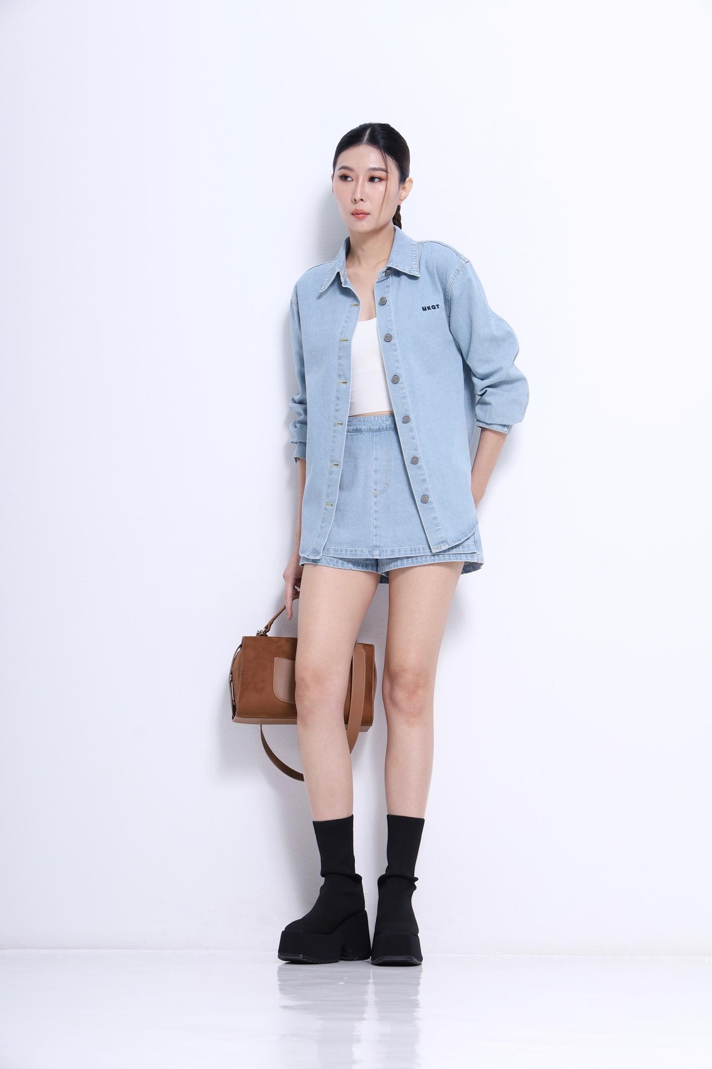 Mindy Oversized Denim Shirt