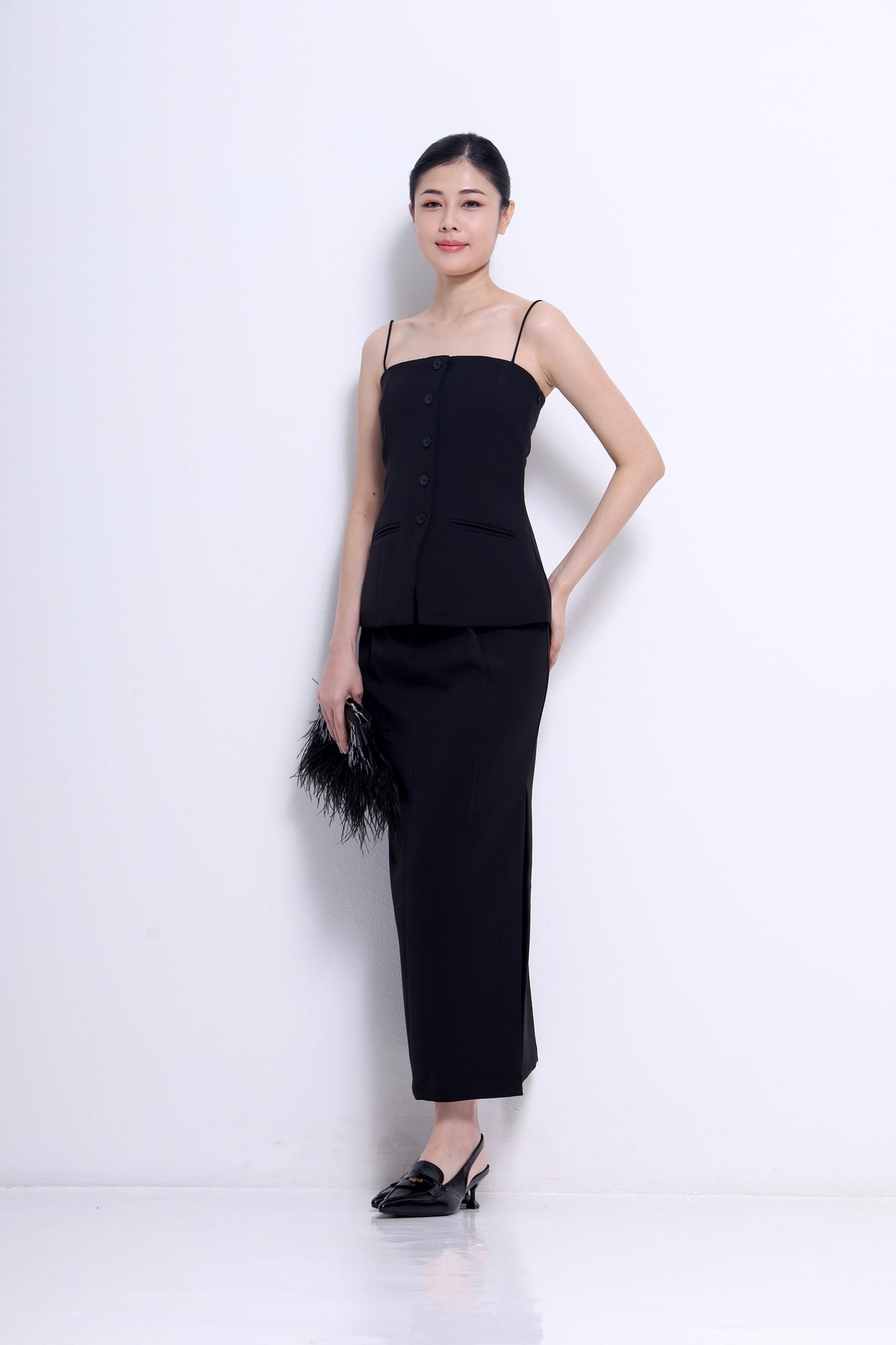 Bianca Column Maxi Skirt