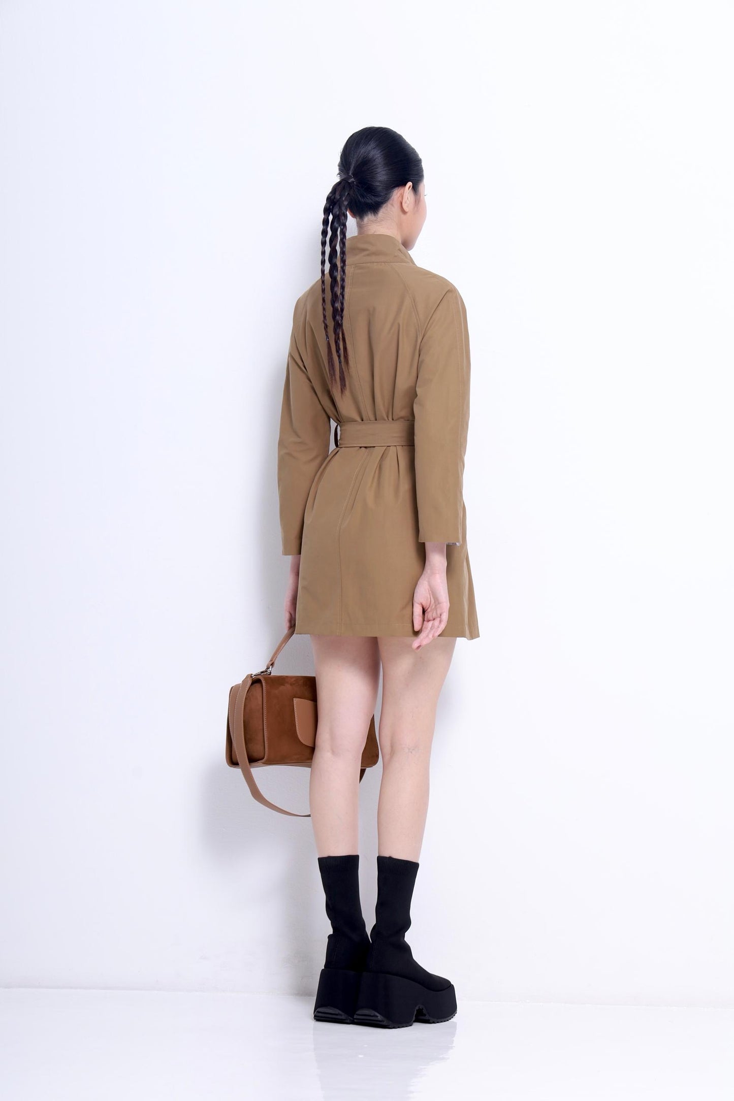 Sylvia Mid-Length Trench Jacket