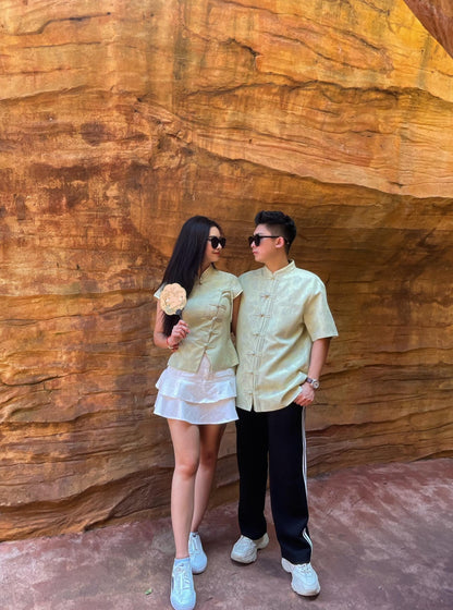 Shuang Xi Oriental Tang Shirt (MENS)