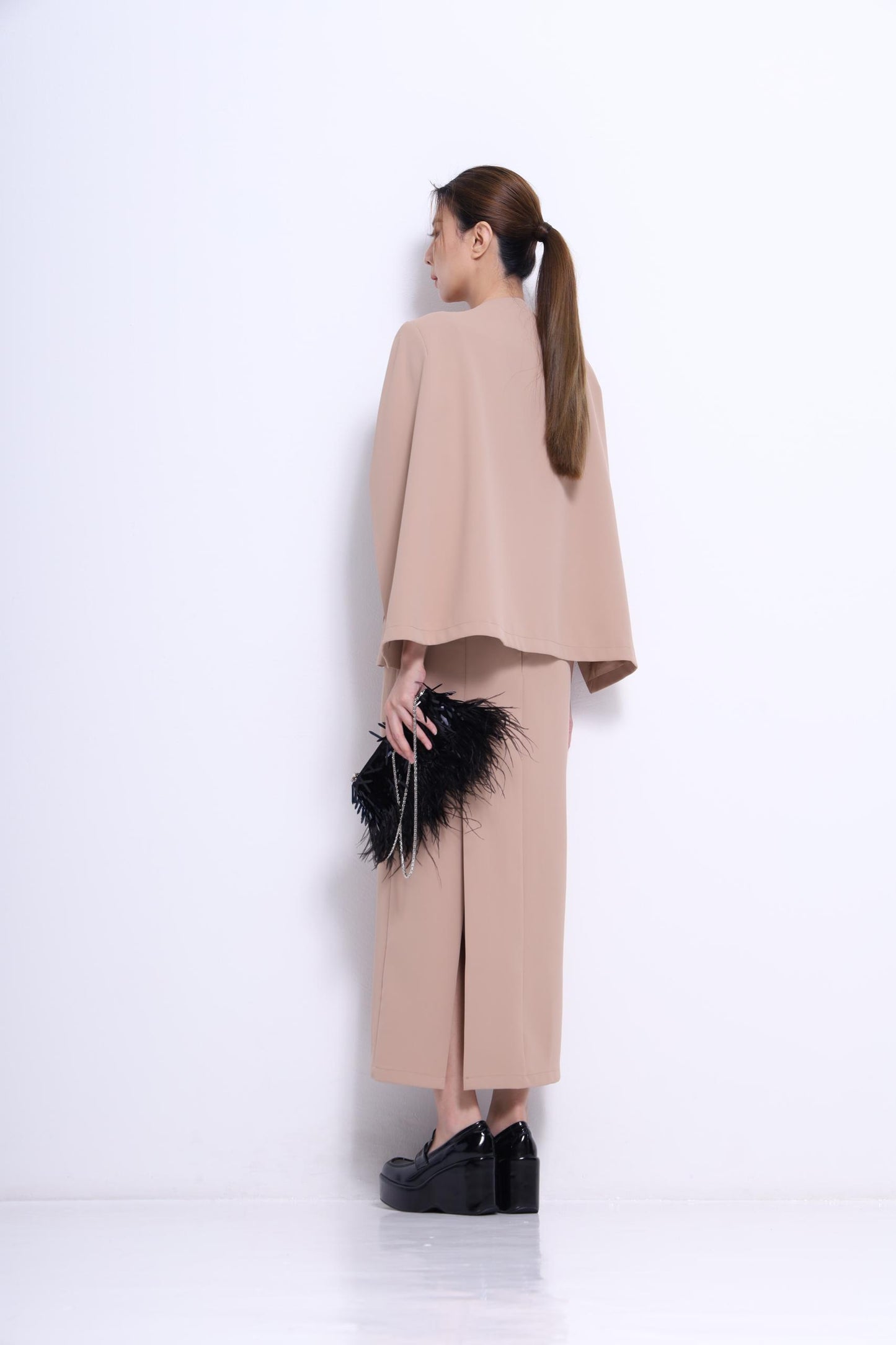 Jace Tailored Cape Blazer