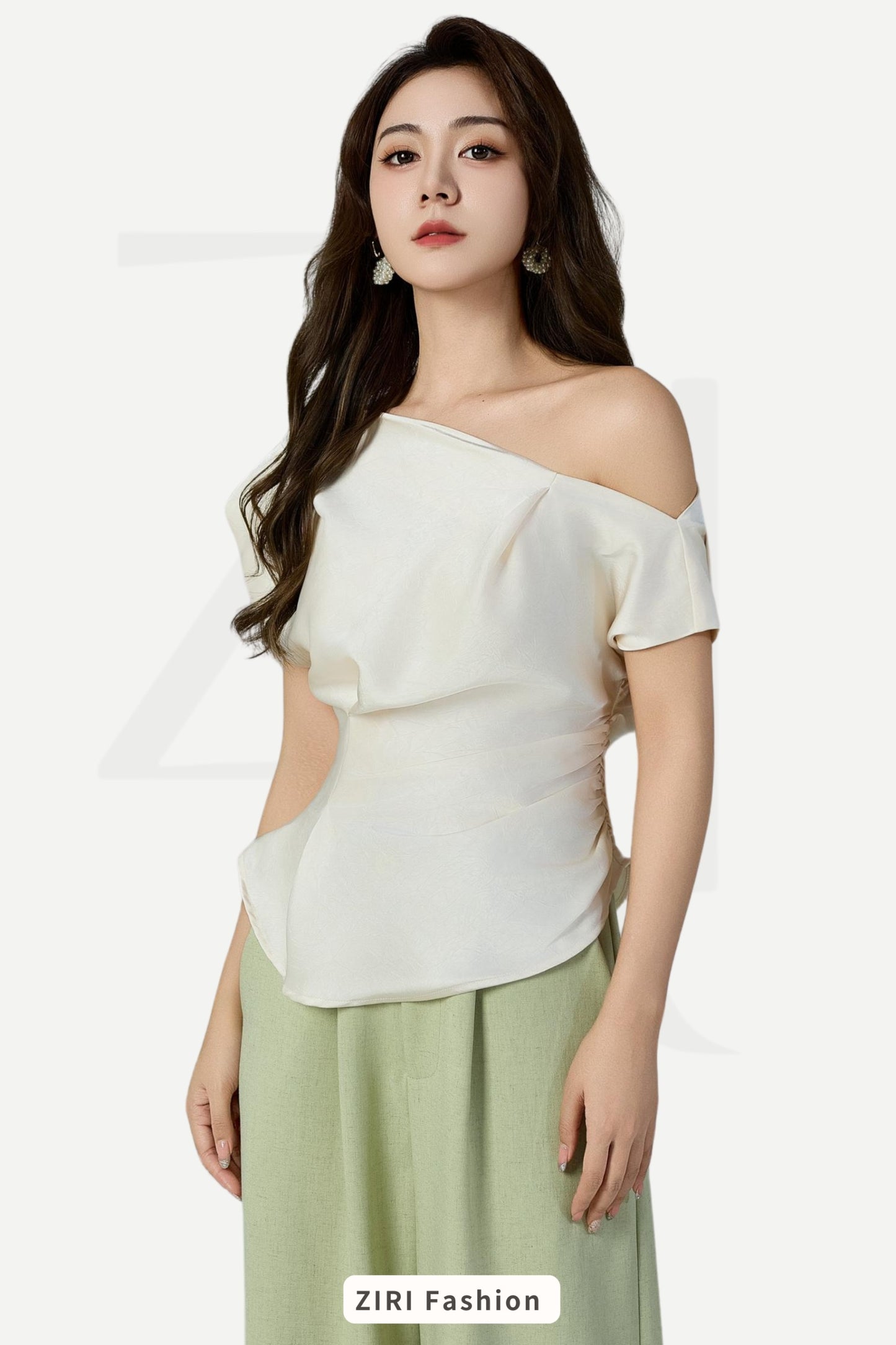 Ziri Satin Toga Top