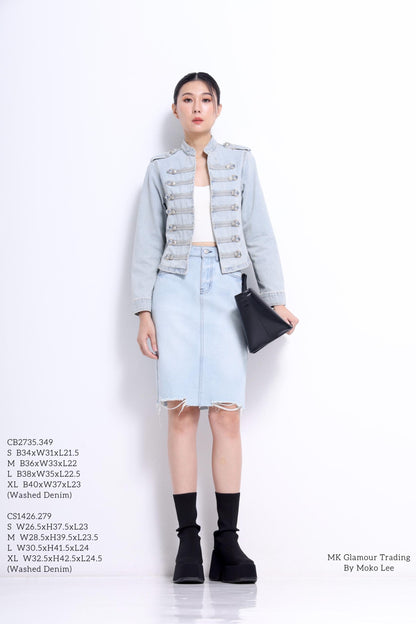 Maren Officer Denim Jacket