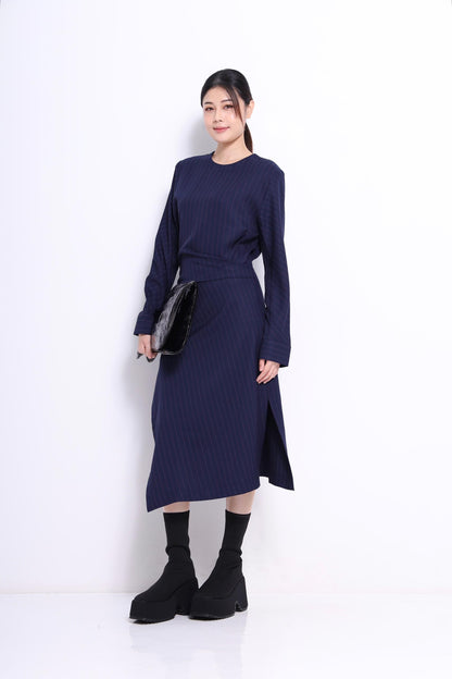 Jae Column Pinstripe Dress