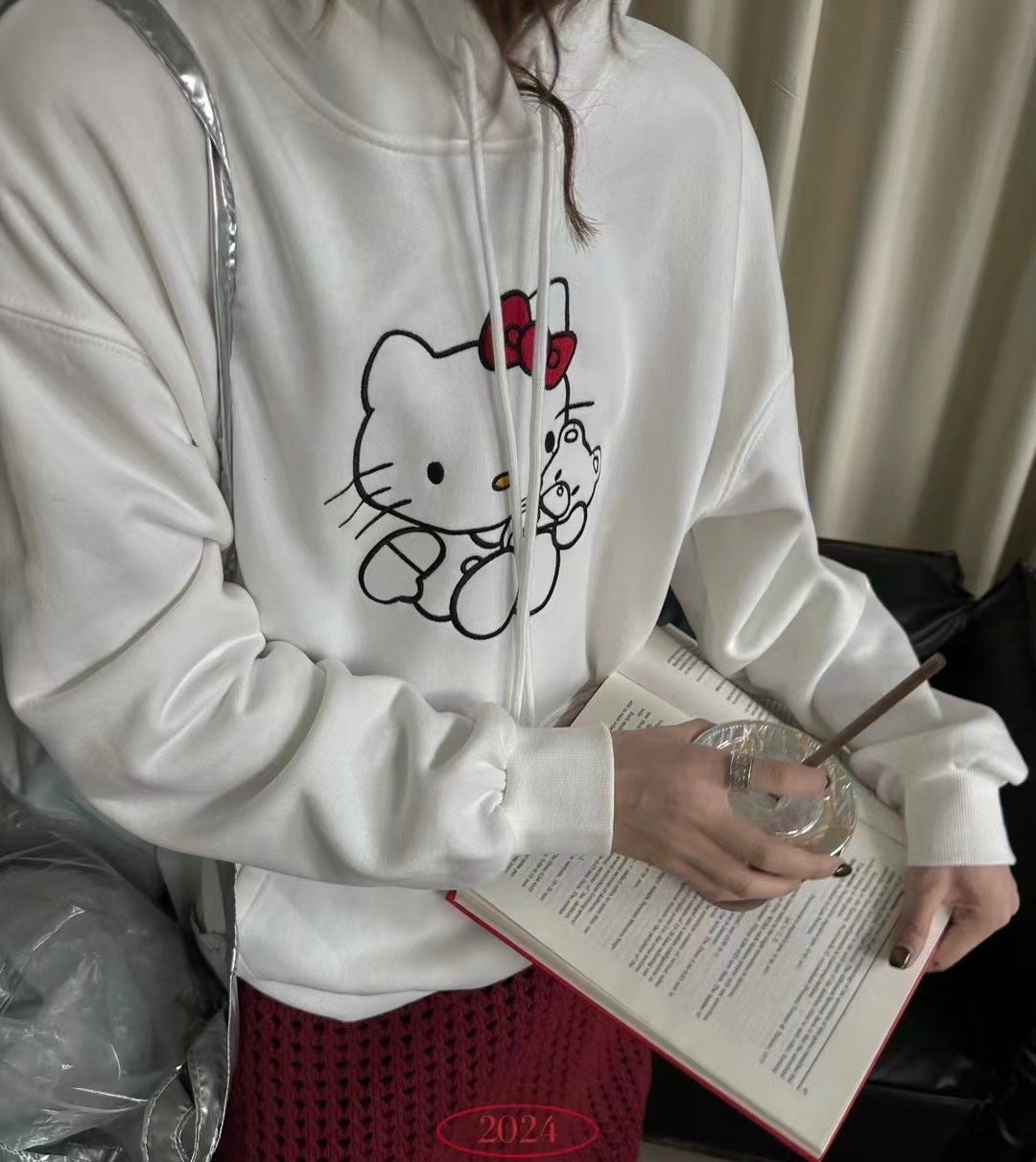 Hello Kitty Oversized Hoodie