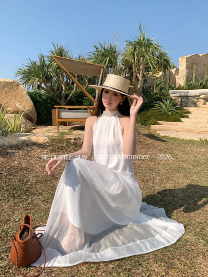 Kylie Summer Halter Dress
