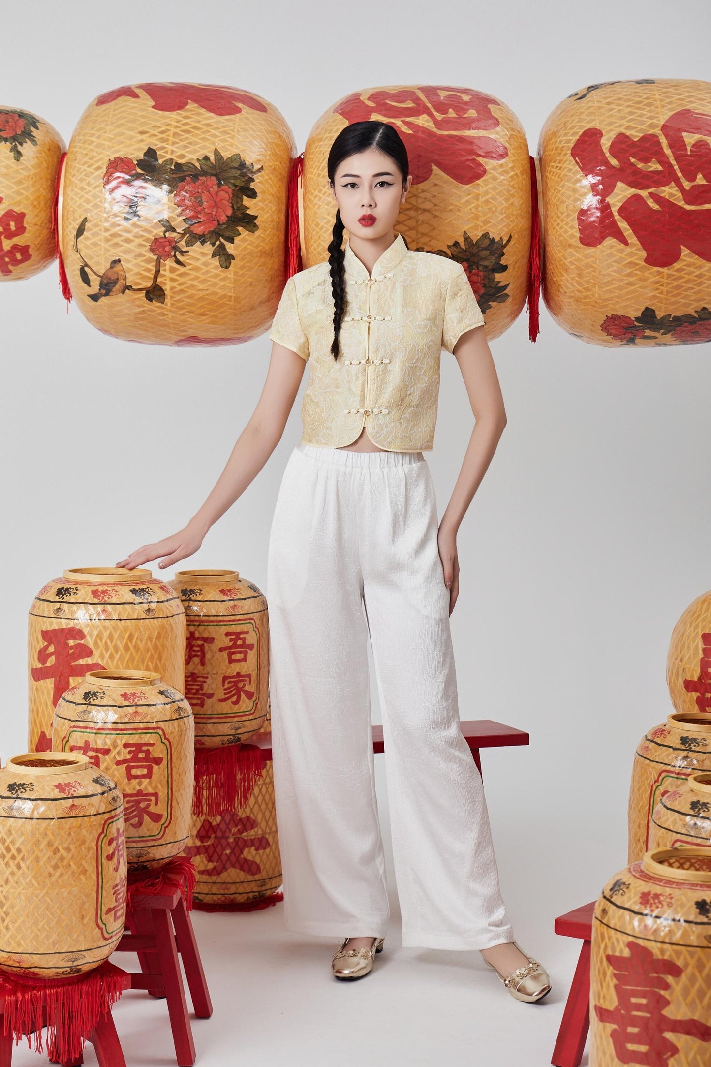 Ran Orient Qipao Top