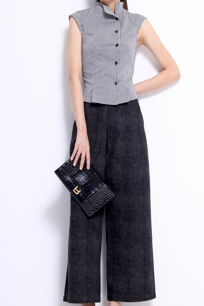 Juanita Asymmetrical Button Down Shirt