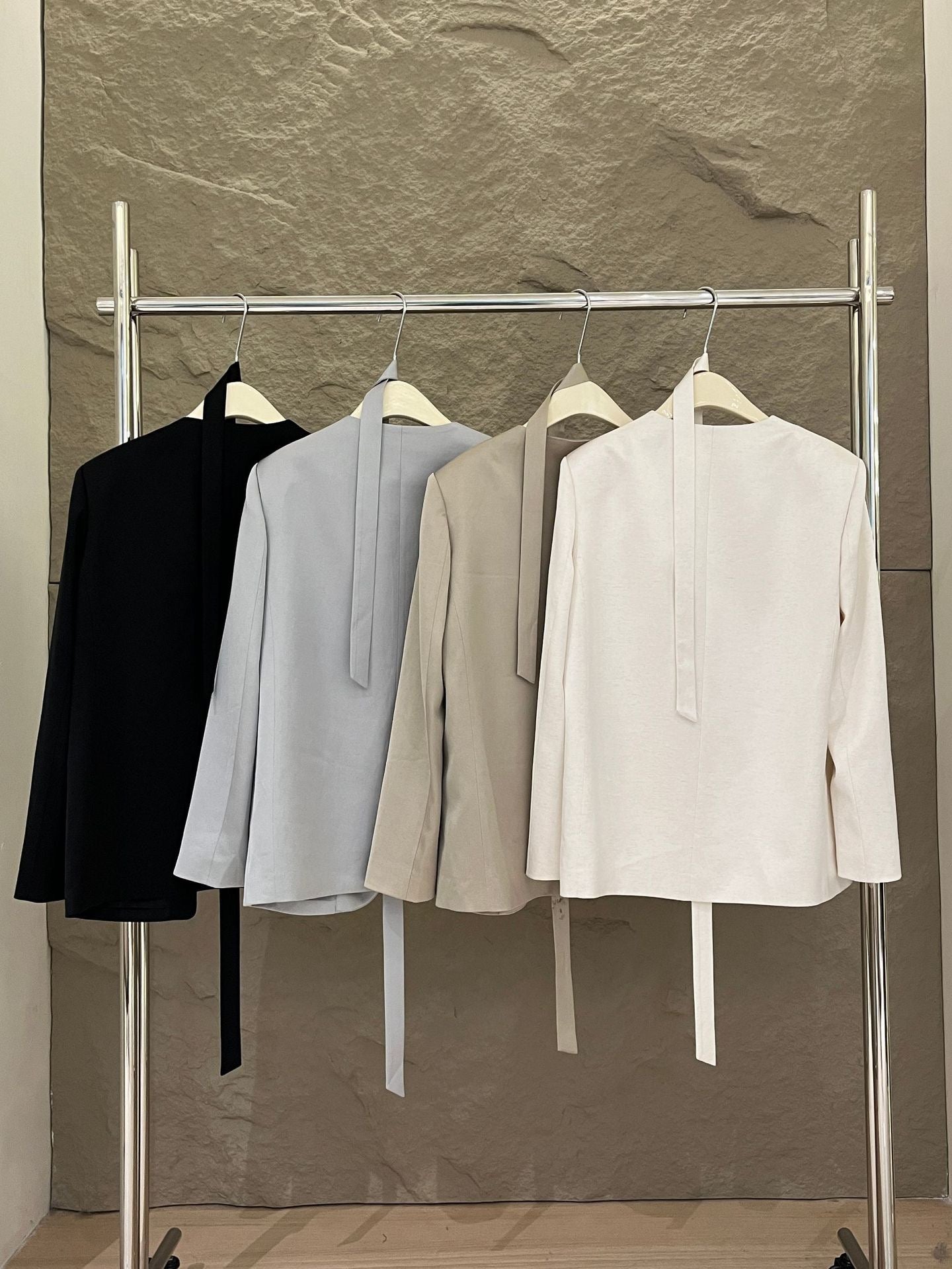 Zena Oversized Linen Blazer