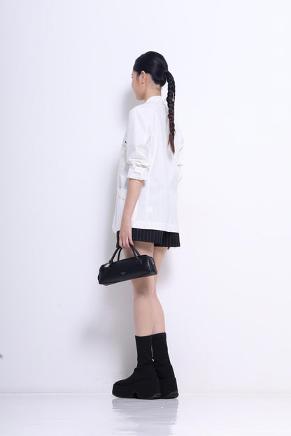 Dana Pinstripe Mini Skirt