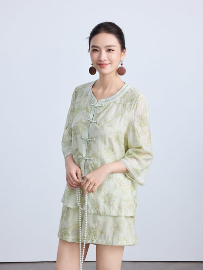 Si Yi Orient Silk Print Set
