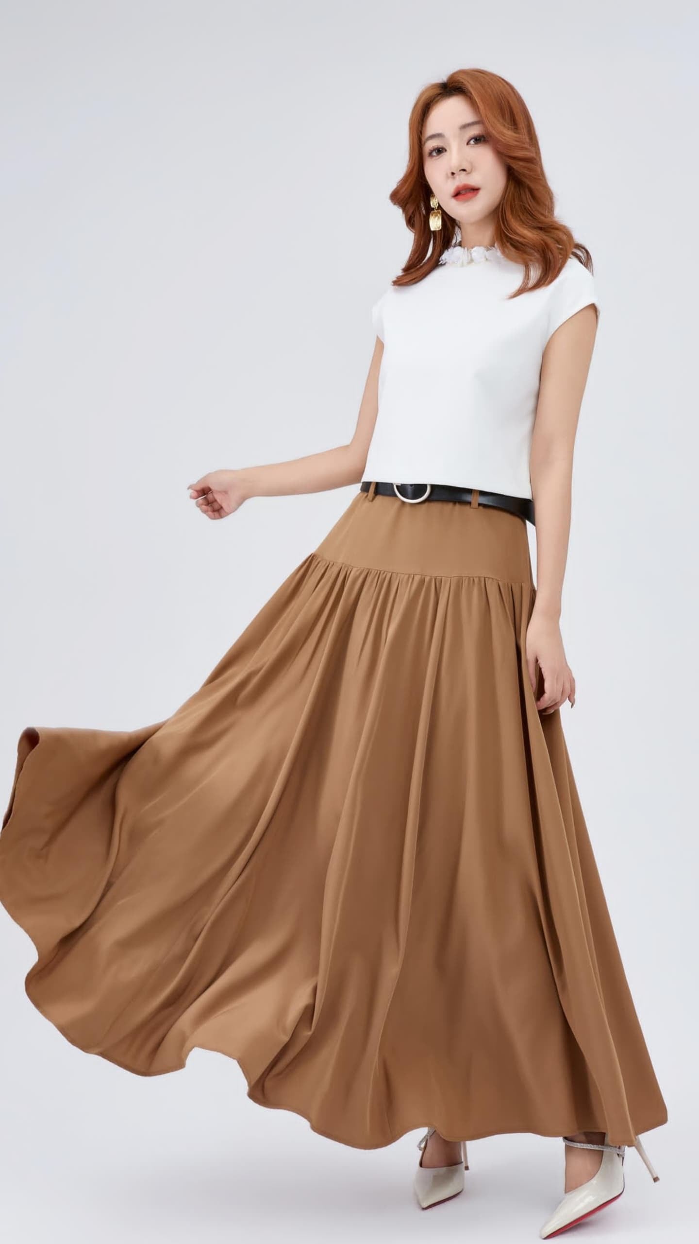 Ziri Tencel Maxi Skirt
