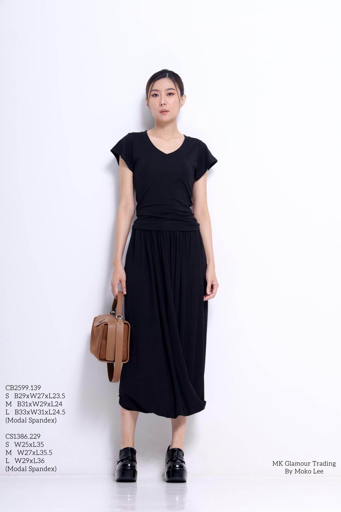Jay Asymmetrical V-neck Tee